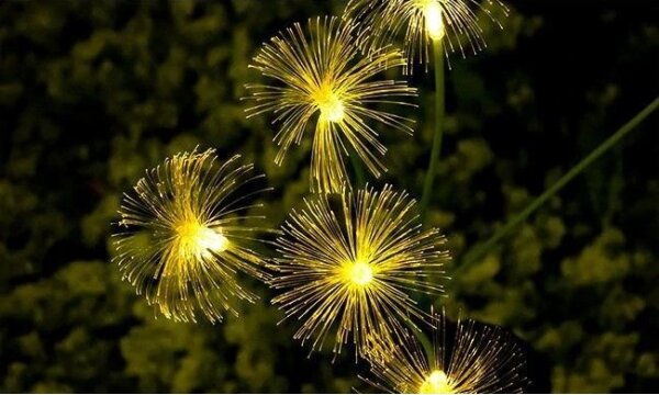 LED соларно декоративно осветително тяло със сензор 6xLED/1,2V 3000K 77 cm 600 mAh IP44