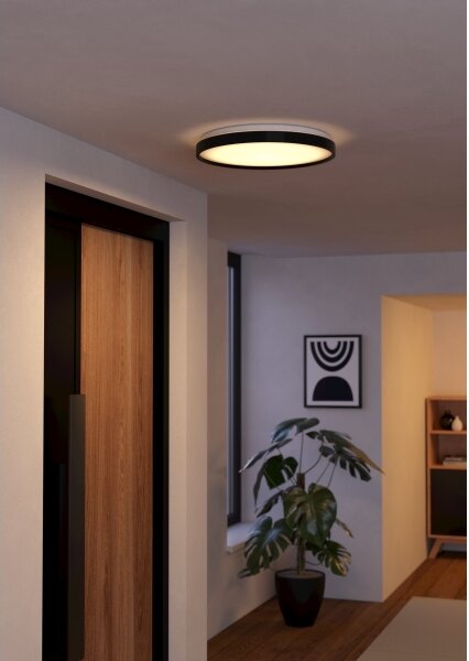 Eglo 300692-LED RGBW таванно осветително тяло MOZONCILLO-Z LED/28,3W/230V черно + дистанционно управление