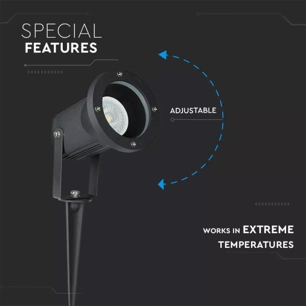 Екстериорна лампа 1xGU10/35W/230V IP44