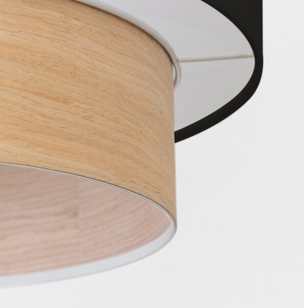 Brilagi - LED полилей на кабел CERIA 1xE27/40W/230V Ø 50 см черен/бежов