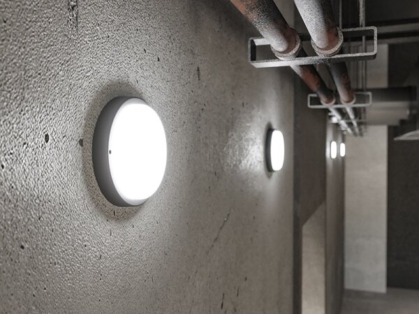 LED външен стенен осветител LED/9W/230V IP54, черен