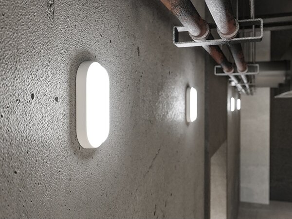LED външно стенно осветително тяло LED/6W/230V IP54, бяло