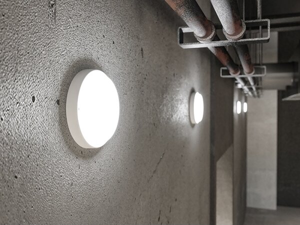 LED външно стеново осветително тяло LED/9W/230V IP54 бяло