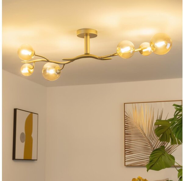Brilagi - LED Полилей за повърхностен монтаж MISTEL 6xG9/3W/230V златист