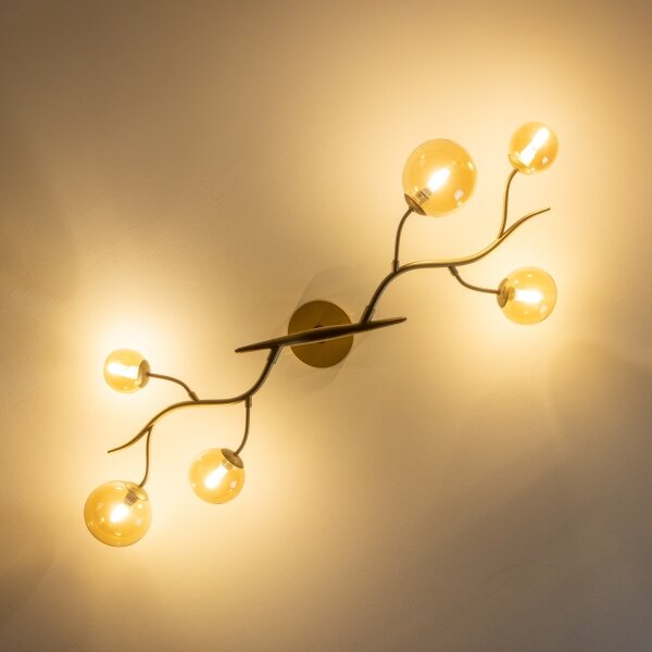 Brilagi - LED Полилей за повърхностен монтаж MISTEL 6xG9/3W/230V златист