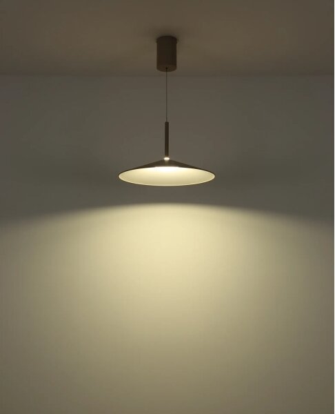 Globo 15635SA - LED полилей на кабел LAMPONE LED/18W/230V 4000K бежов