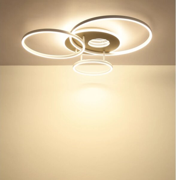 Globo 48466B-40-LED Димируема плафониера INVERTINA 40W/230V 2700-6500K 70x80,7cm+ДУ