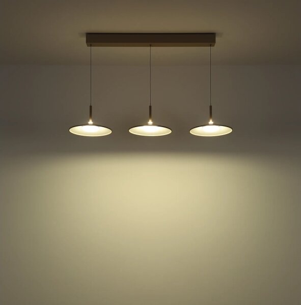 Globo 15635SA-3H - LED подвесен полилей на кабел LAMPONE LED/24W/230V 4000K бежов