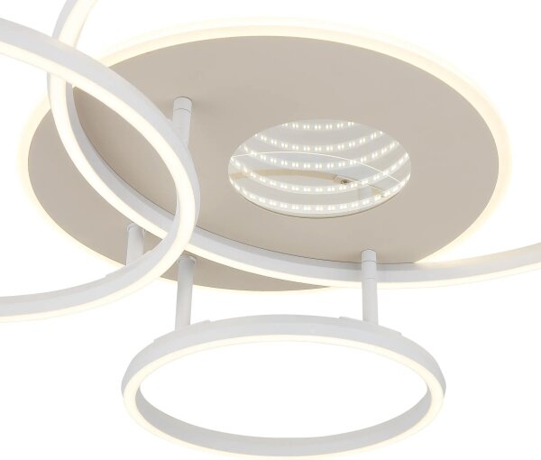 Globo 48466B-40-LED Димируема плафониера INVERTINA 40W/230V 2700-6500K 70x80,7cm+ДУ