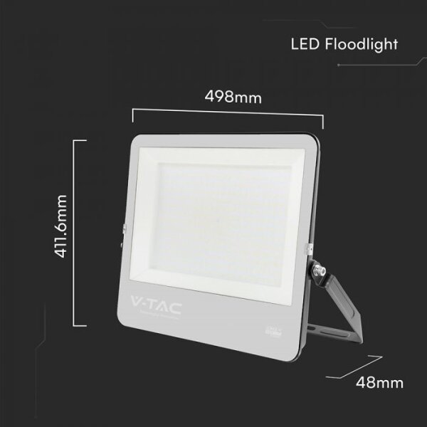 LED прожектор LED/300W/230V 4000K IP65 черен