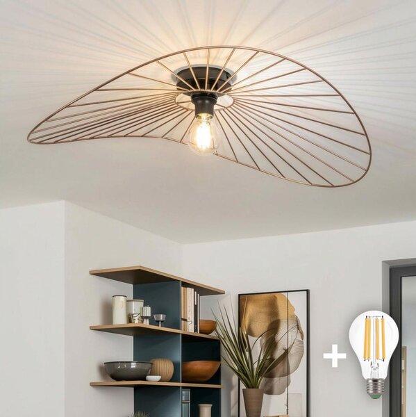 Brilagi - LED полилей, монтиран на тавана CERIA WIRE 1xE27/40W/230V 60x80 cm бронз