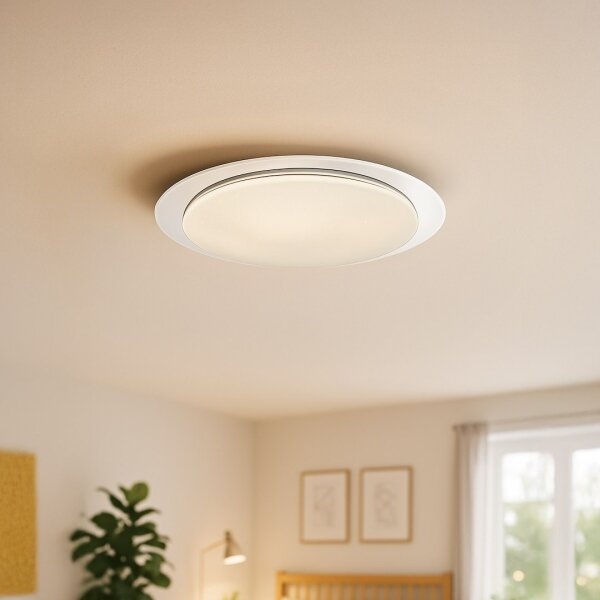 Димируемо LED таванно осветително тяло SONIC LED/24W/230V 3000-6000K Ø 40 см бяло + ДУ
