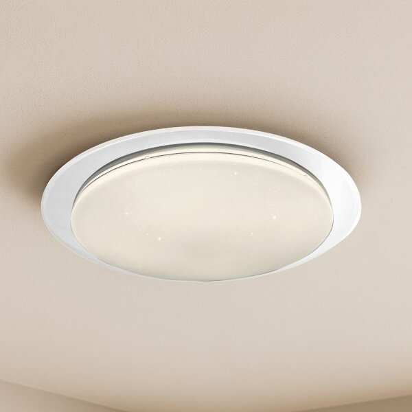 Димируемо LED таванно осветително тяло SONIC LED/24W/230V 3000-6000K Ø 40 см бяло + ДУ