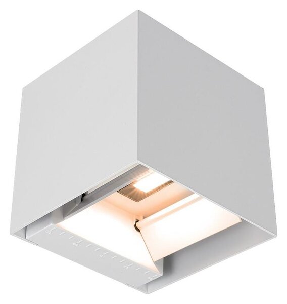 LED соларна стенна лампа със сензор LED/9W/5V IP65 2600 mAh бяла