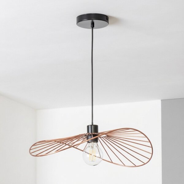 Brilagi - LED полилей на кабел CERIA WIRE 1xE27/40W/230V 40x56 см бронзов