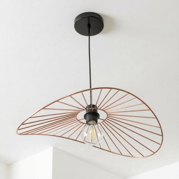 Brilagi - LED полилей на кабел CERIA WIRE 1xE27/40W/230V 40x56 см бронзов