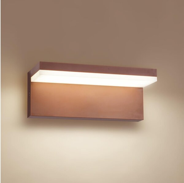 Brilagi - LED външно стенно осветително тяло TESSI LED/10W/230V кафяво IP54