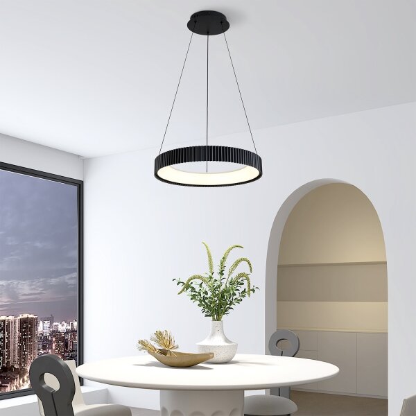 Brilagi - FALCON MODERN висящ LED полилей на кабел, с възможност за димиране, LED/30W/230V 40 см черен + дистанционно управление