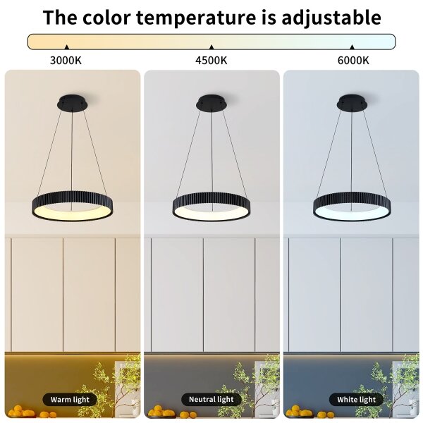Brilagi - FALCON MODERN висящ LED полилей на кабел, с възможност за димиране, LED/30W/230V 40 см черен + дистанционно управление