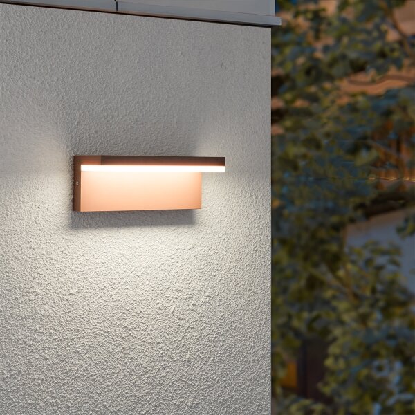 Brilagi - LED външно стенно осветително тяло TESSI LED/10W/230V кафяво IP54