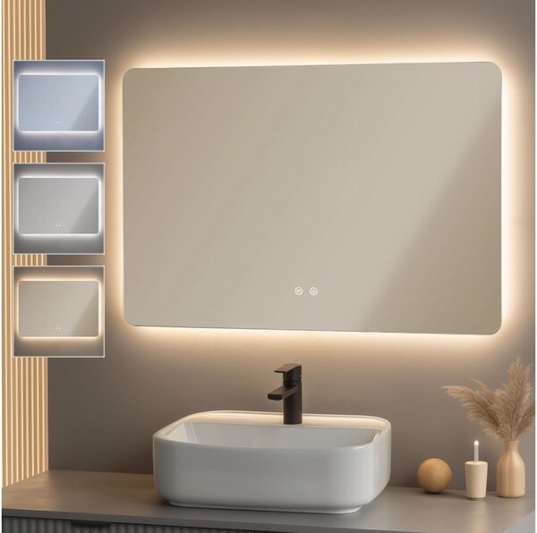 Brilagi - LED димируемо банно огледало с подсветка и подгряване DIANA LED/20W/230V 60x90 см IP44