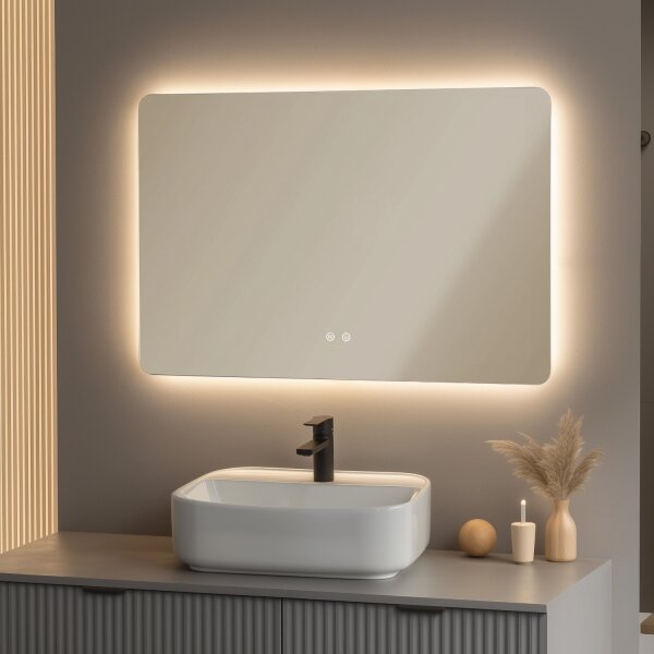 Brilagi - LED димируемо банно огледало с подсветка и подгряване DIANA LED/20W/230V 60x90 см IP44