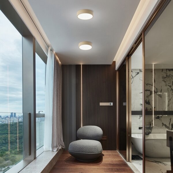 Brilagi -LED таванно осветително тяло POOL LED/18W/230V 3000/4000/6000K диаметър 20 см бежово