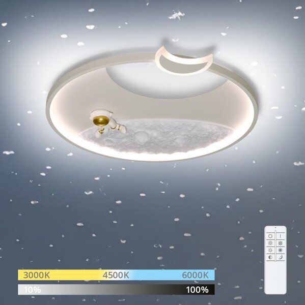Brilagi - LED димируемо таванно осветително тяло ASTRO LED/20W/230V 3000-6000K astronaut+ дистанционно управление