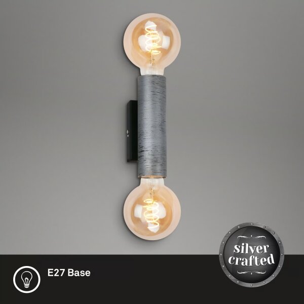 Briloner 3710-024 - Настенно ретро осветително тяло 2xE27/10W/230V