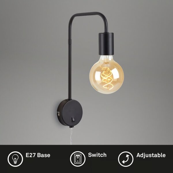 Briloner 2086-015 - Стенен аплик 1xE27/10W/230V