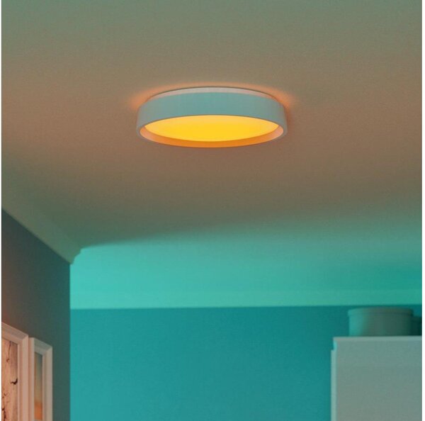 Eglo 300686-LED RGBW плафон с възможност за димиране MASSIGNANO-Z LED/18,5W/230V бял + дистанционно управление