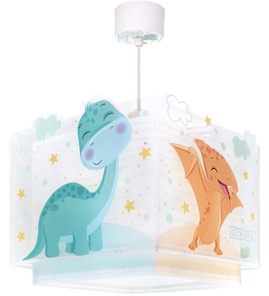 Dalber 63452 - Детски полилей BABY DINOS 1xE27/15W/230V пъстроцветен