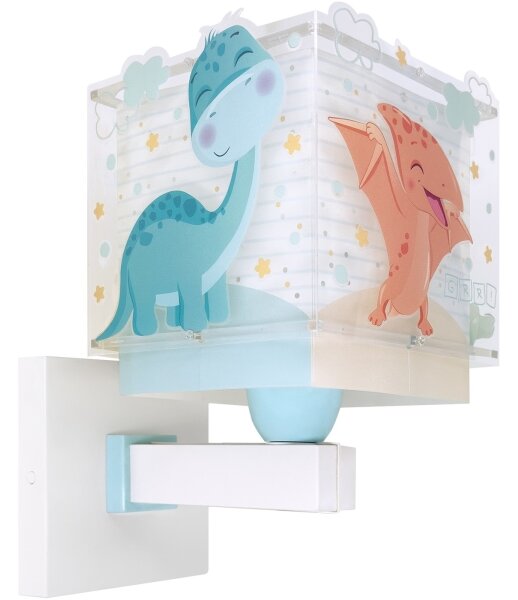 Dalber 63459 - Детска стенна лампа BABY DINOS 1xE27/15W/230V пъстроцветна