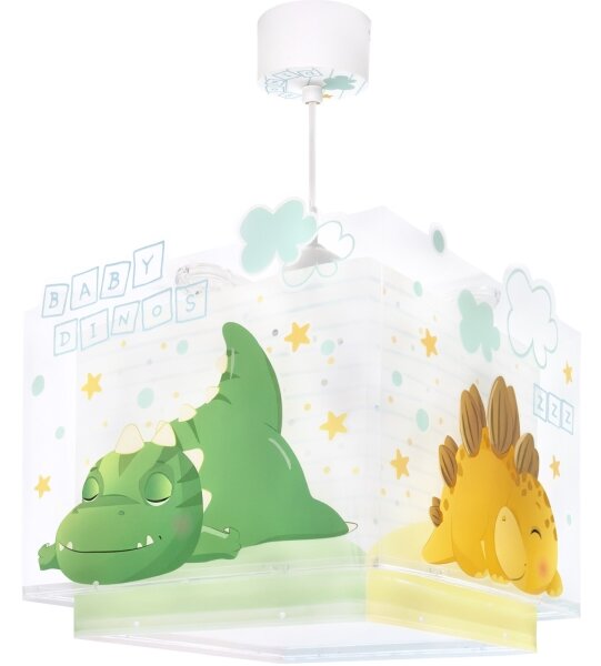 Dalber 63452 - Детски полилей BABY DINOS 1xE27/15W/230V пъстроцветен