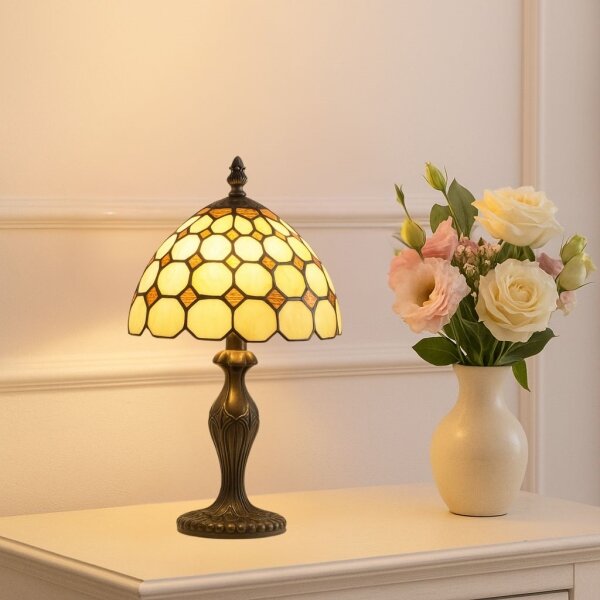 Brilagi - Tiffany витражна настолна лампа DORAN 1xE14/40W/230V