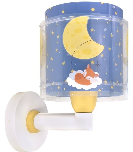 Dalber 76639 - Детска стенна лампа MOON DREAMS 1xE27/15W/230V синя
