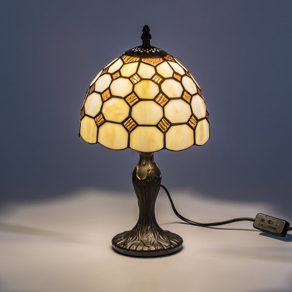 Brilagi - Tiffany витражна настолна лампа DORAN 1xE14/40W/230V