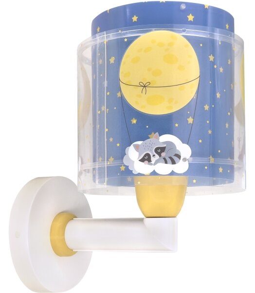 Dalber 76639 - Детска стенна лампа MOON DREAMS 1xE27/15W/230V синя