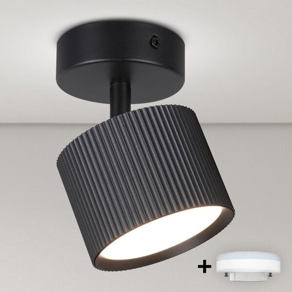 Brilagi - LED Точково осветително тяло STRIPY 1xGX53/15W/230V, черно