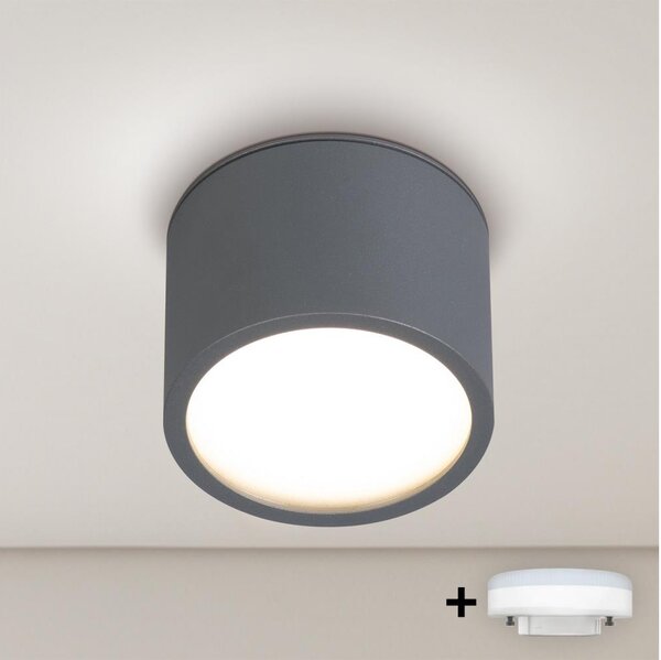 Brilagi - LED Точково осветително тяло за баня SMOOTH 1xGX53/15W/230V антрацит IP65