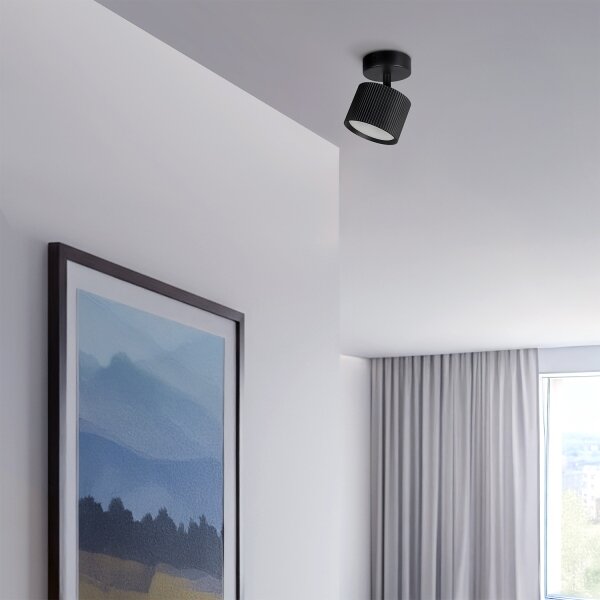 Brilagi - LED Точково осветително тяло STRIPY 1xGX53/15W/230V, черно