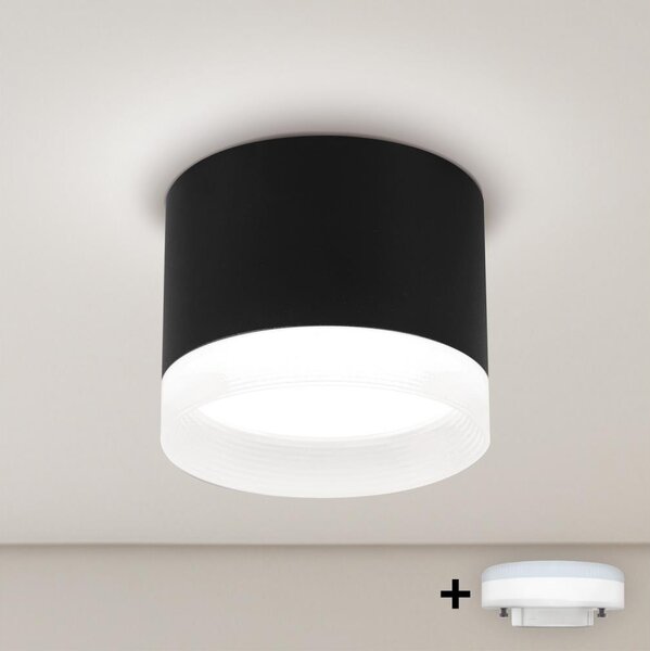 Brilagi - LED Точково осветително тяло SMOOTH 1xGX53/15W/230V черно