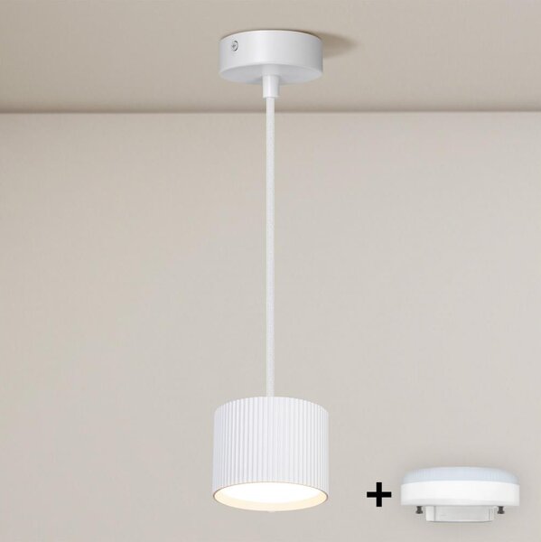 Brilagi - LED Полилей на кабел STRIPY 1xGX53/15W/230V бял