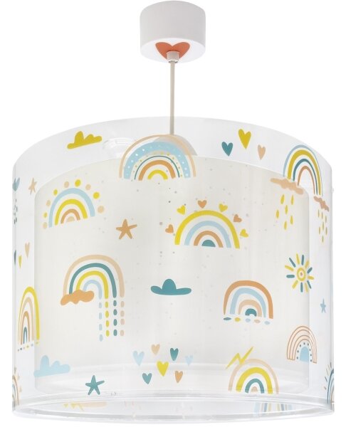 Dalber 41192 - Детски полилей RAINBOW 1xE27/15W/230V пъстроцветен