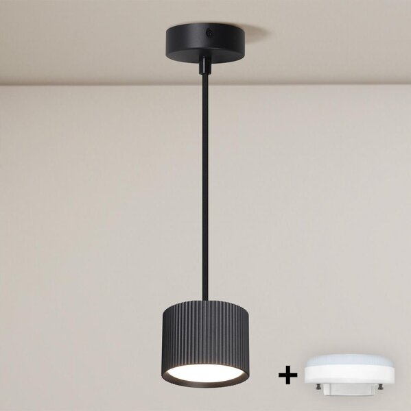 Brilagi - LED Полилей на кабел STRIPY 1xGX53/15W/230V черен
