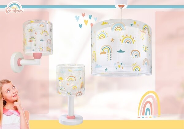 Dalber 41191 - Детска лампа RAINBOW 1xE14/8W/230V пъстроцветна