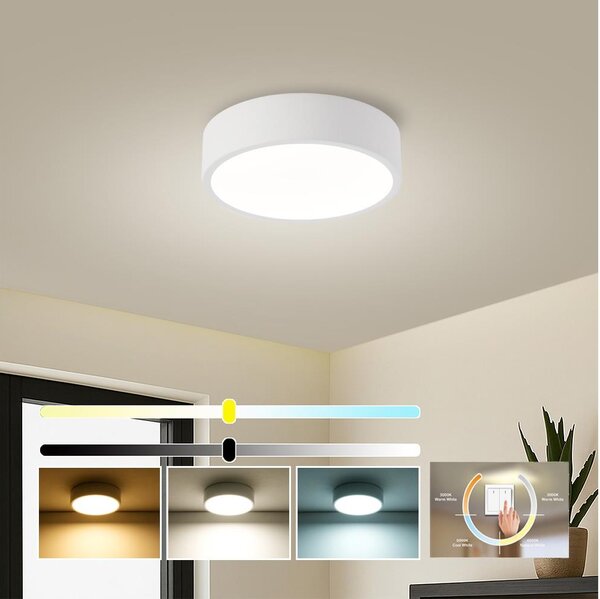 Brilagi - LED таванно осветително тяло POOL LED/18W/230V 3000/4000/6000K Ø 20 см бяло