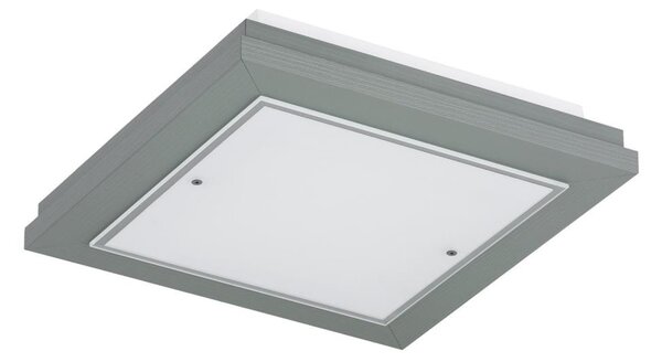 Argon 7269 - Плафон TABOR 2xE27/15W/230V 32x32 см сив