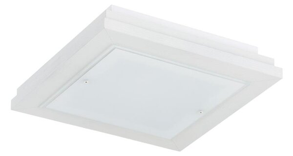 Argon 7266 - Таванно осветително тяло TABOR, 2xE27/15W/230V, 32x32 см, бяло