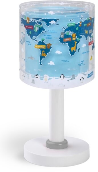 Dalber 40671 - LED детска лампа WORLD 1xG4/4W/230V синя